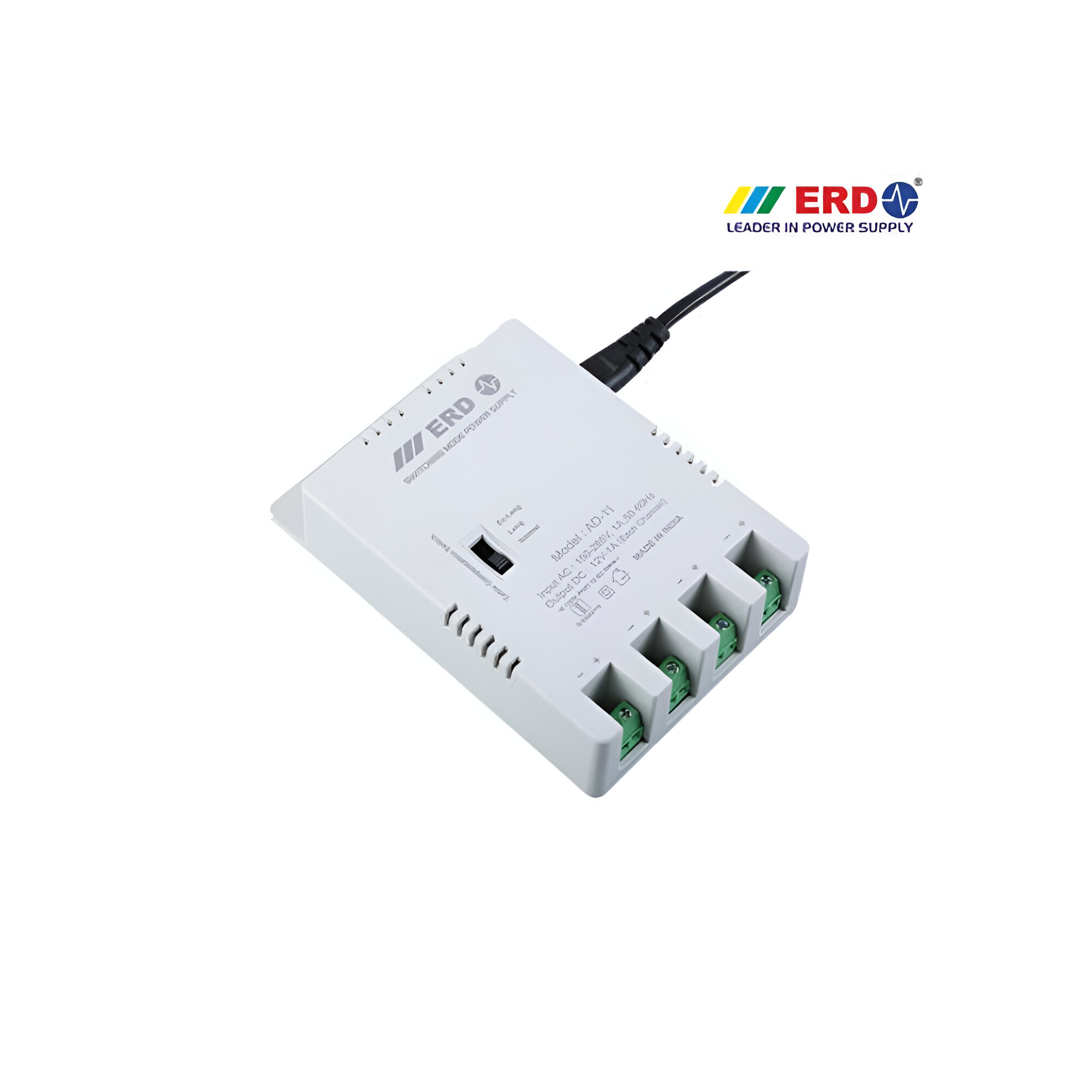 ERD CCTV Power Supply 12v/1a Multi For 4ch (AD11) view 2